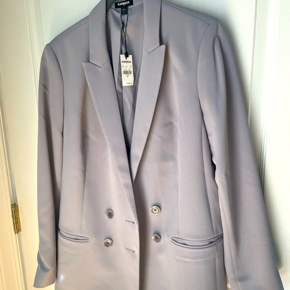 nwt express light purple blazer